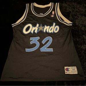 Mens Large Vintage 90s Champion Orlando Magic Shaquille O’Neal Jersey